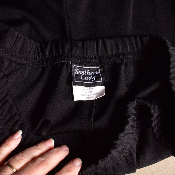 Southern Lady Women's Black Pull On Pants Size XL - Picture 4 of 6